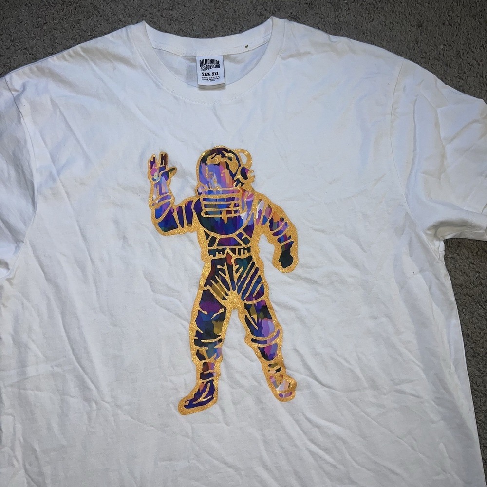 Billionaire Boys Club T-Shirt 2XL White Astro Boy BBC Astronaut TShirt